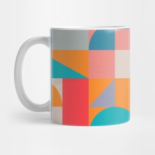 Mid Century Shapes N.04 / Colorful Summer Abstraction Mug